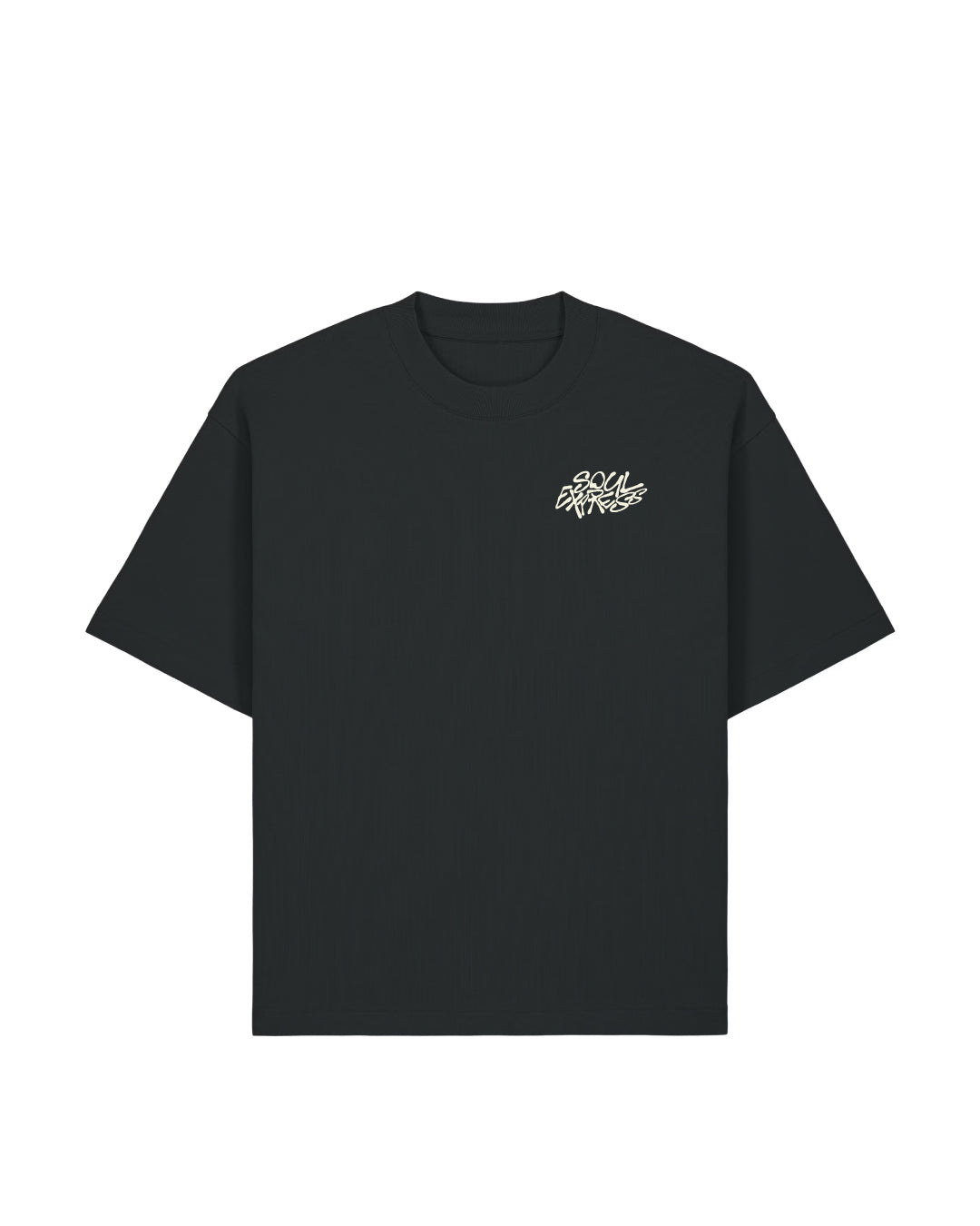 Soul Express Records 10 Years Season t-shirt nera 100% cotone